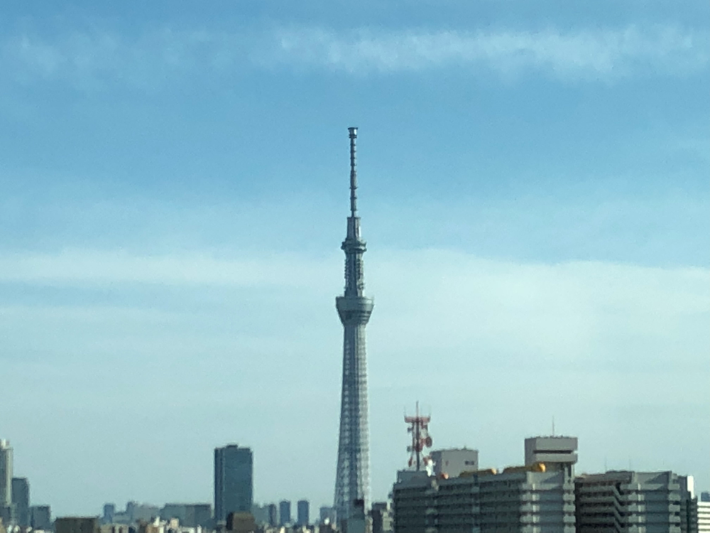 首都高からスカイツリー