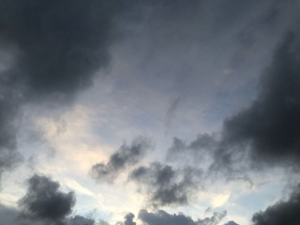帰り道の空
