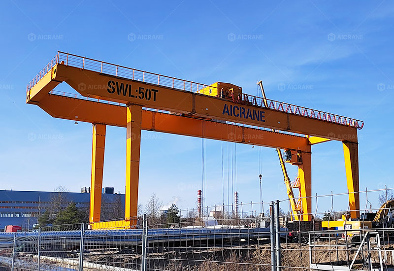 Energy-Efficient 50-Ton Gantry Crane Systems for Green Building Projects