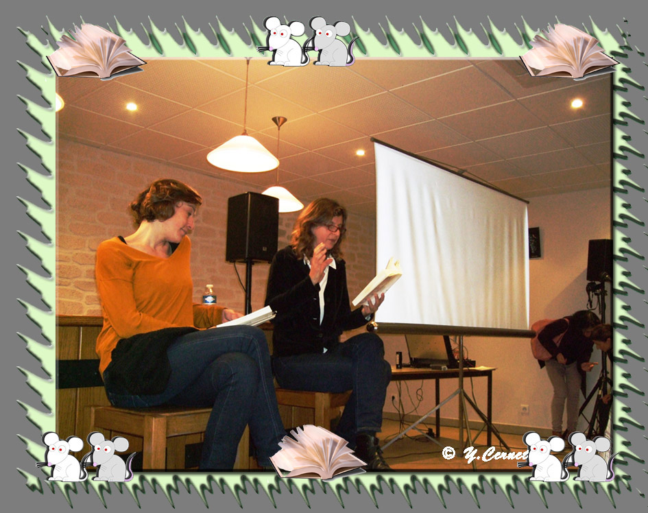 Lecture à deux du roman "Que font les rennes après Noël ?" (Olivia Rosenthal romancière et Julie Moulier comédienne) 