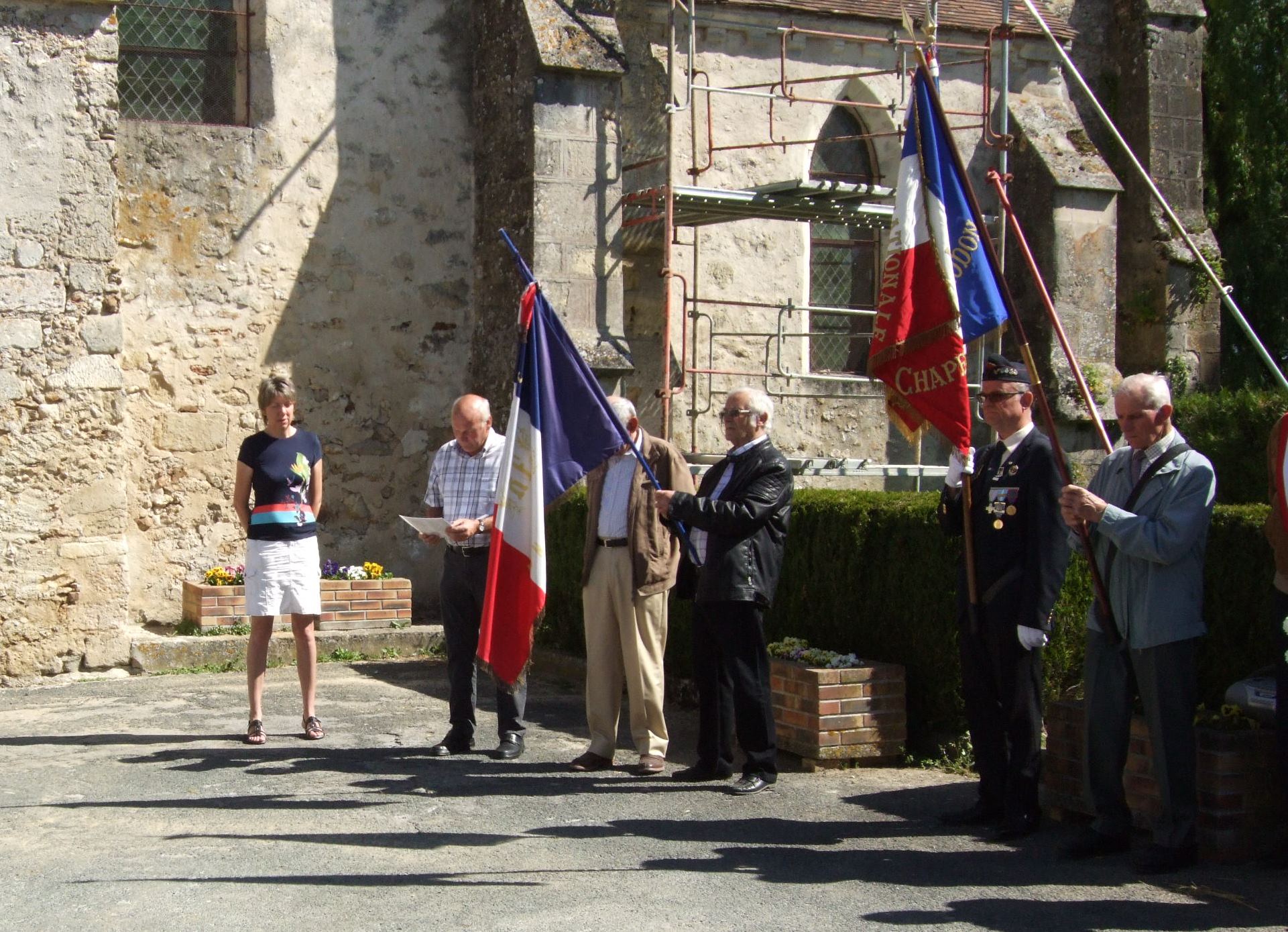Puis hommage aux soldats de Baulne-en-Brie