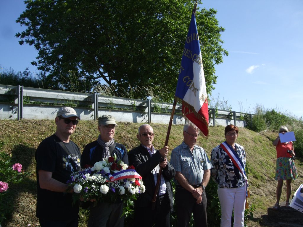 Arrivée au monument de La Verdure