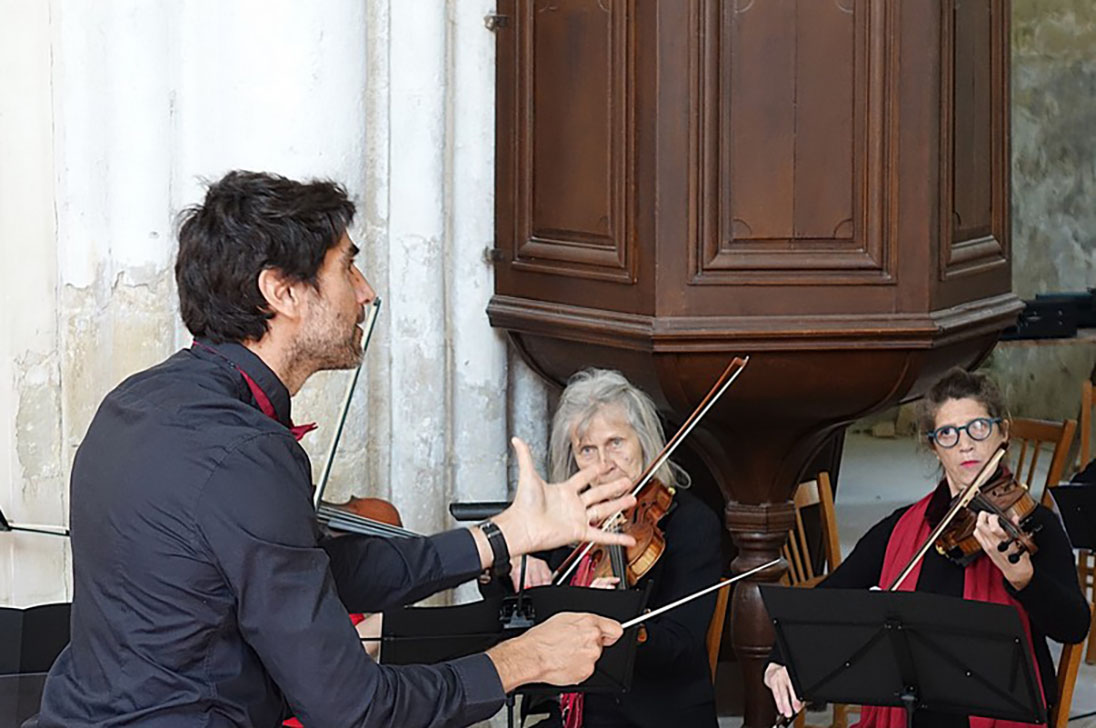 Le Chef d'orchestre Evrard Sicre