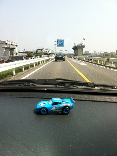 4月24日　堤防道路！！