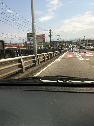 5月11日　旧陸橋　このあと工事中で大渋滞！！