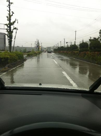 5月15日　大雨の西尾張中央道！！