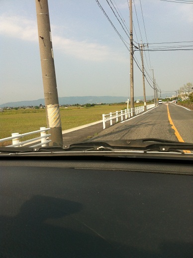 5月7日　稲沢市内の田園風景　何もない