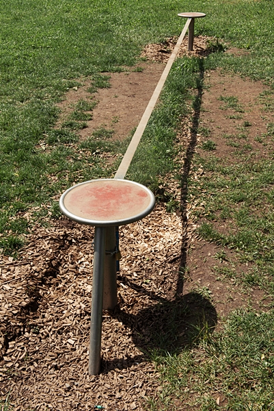 Slack-Line-Station für die Schulwiese (2017).