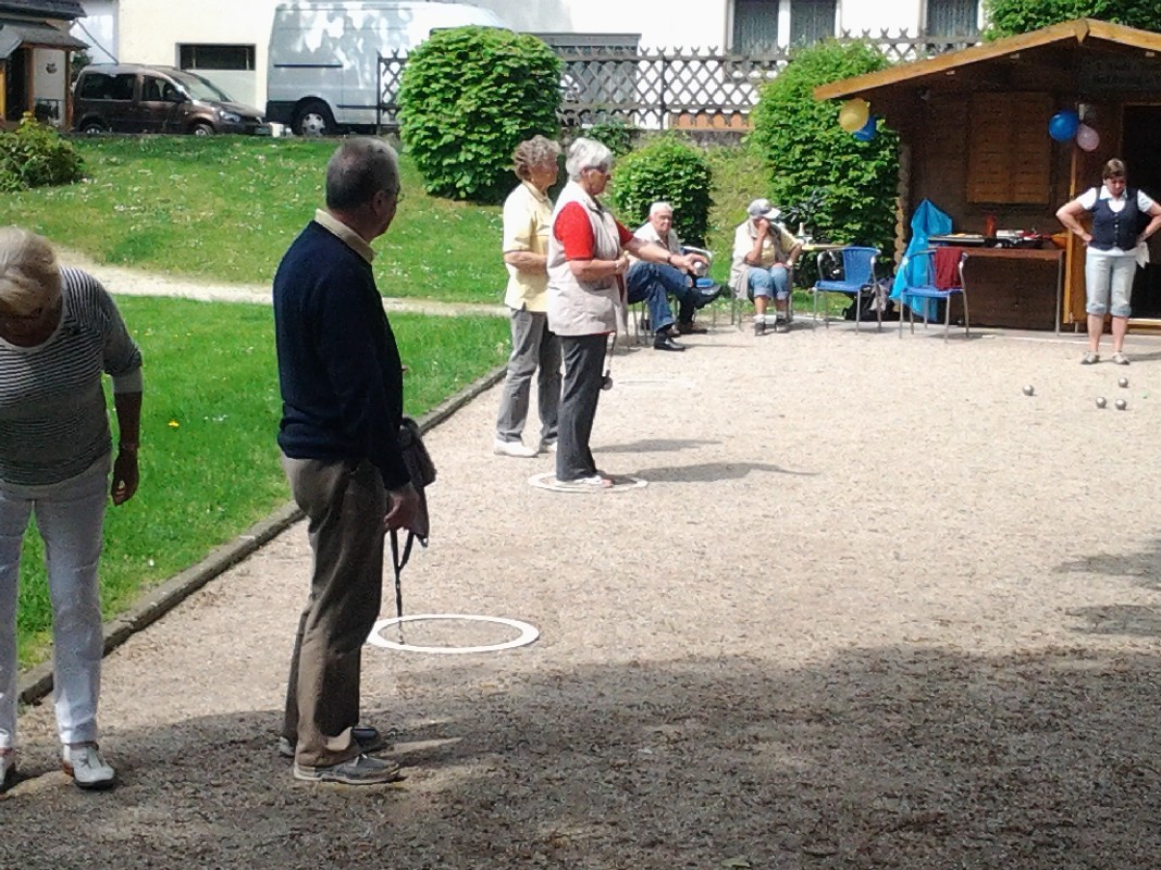 Anboulen 2014 Boule Treff Bad Breisig e.V.