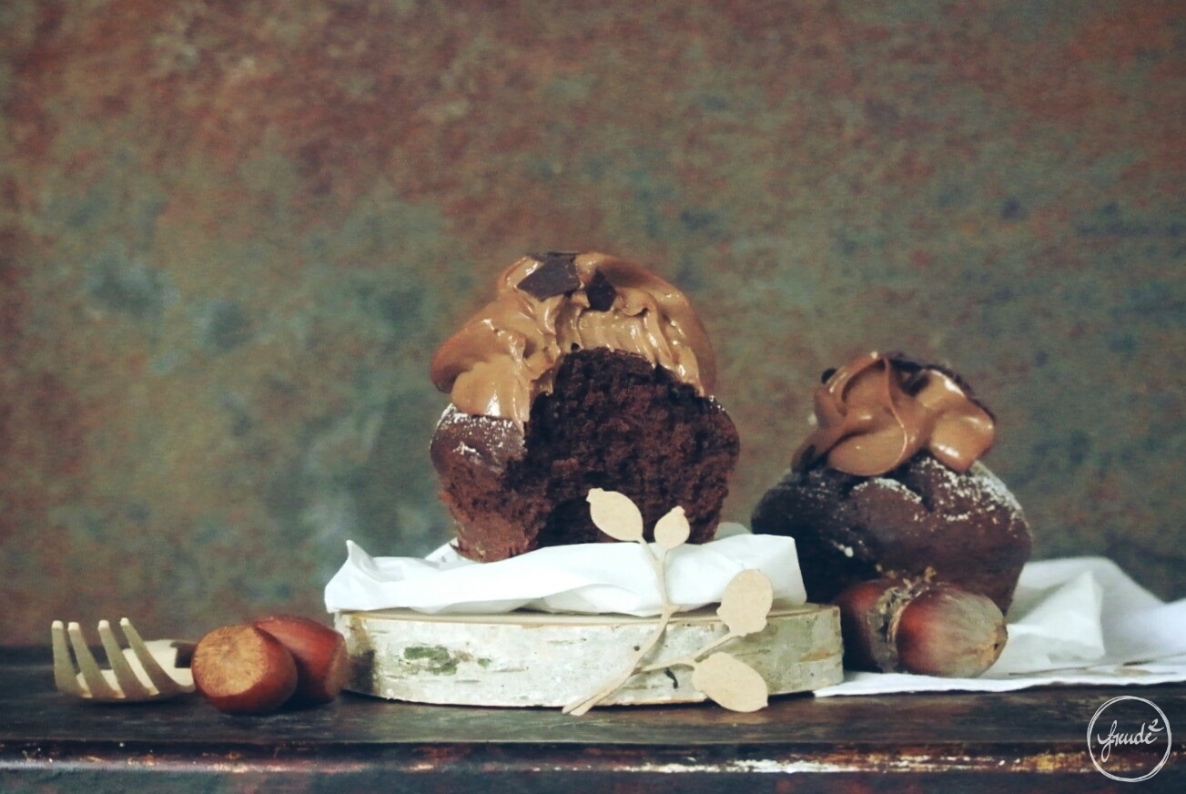 Schokoladen Cupcakes mit Nutella Frosting - Herzlich Willkommen Herbst ...