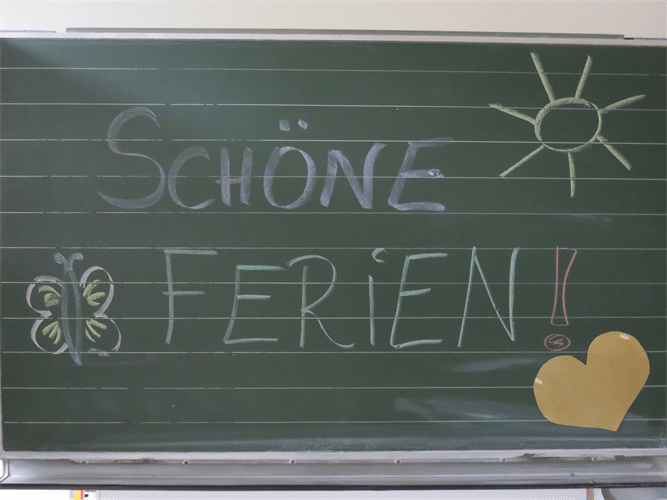 Schöne Ferien!