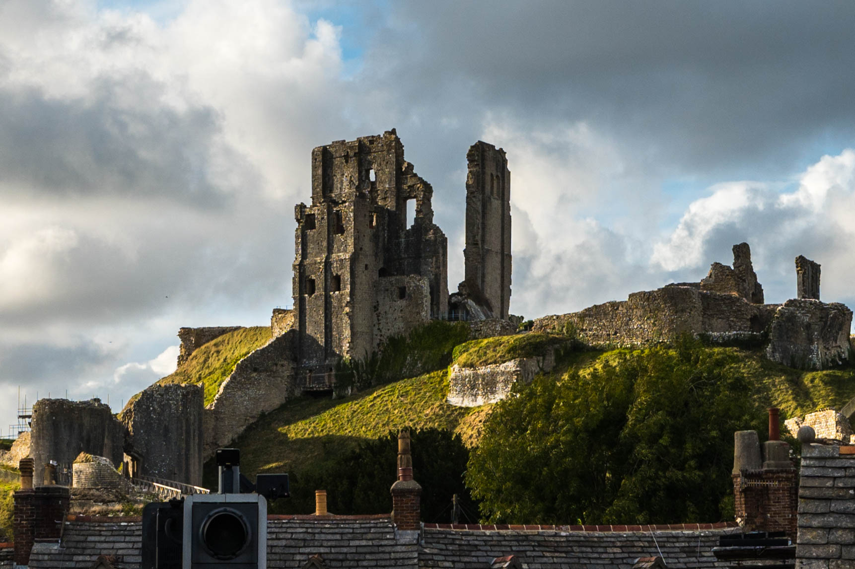 Ruine der Burg Corfe Castle