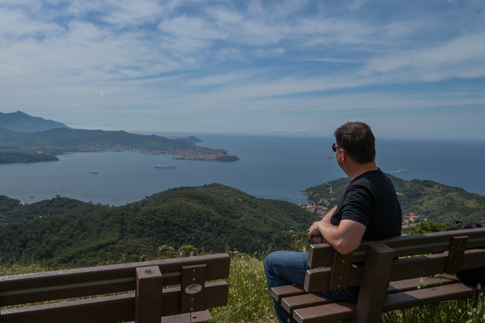 Aussicht von Volterraio auf Portoferraio