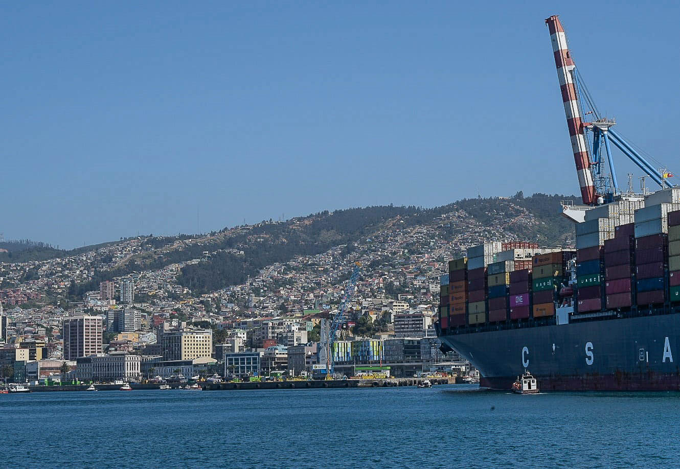 Valparaiso vom Schiff aus