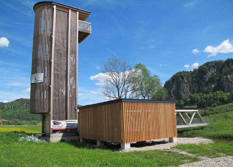 Schwmmführungen beim "Moorturm"