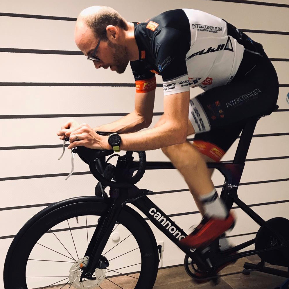 Karsten beim Bike fitting @wattwerk