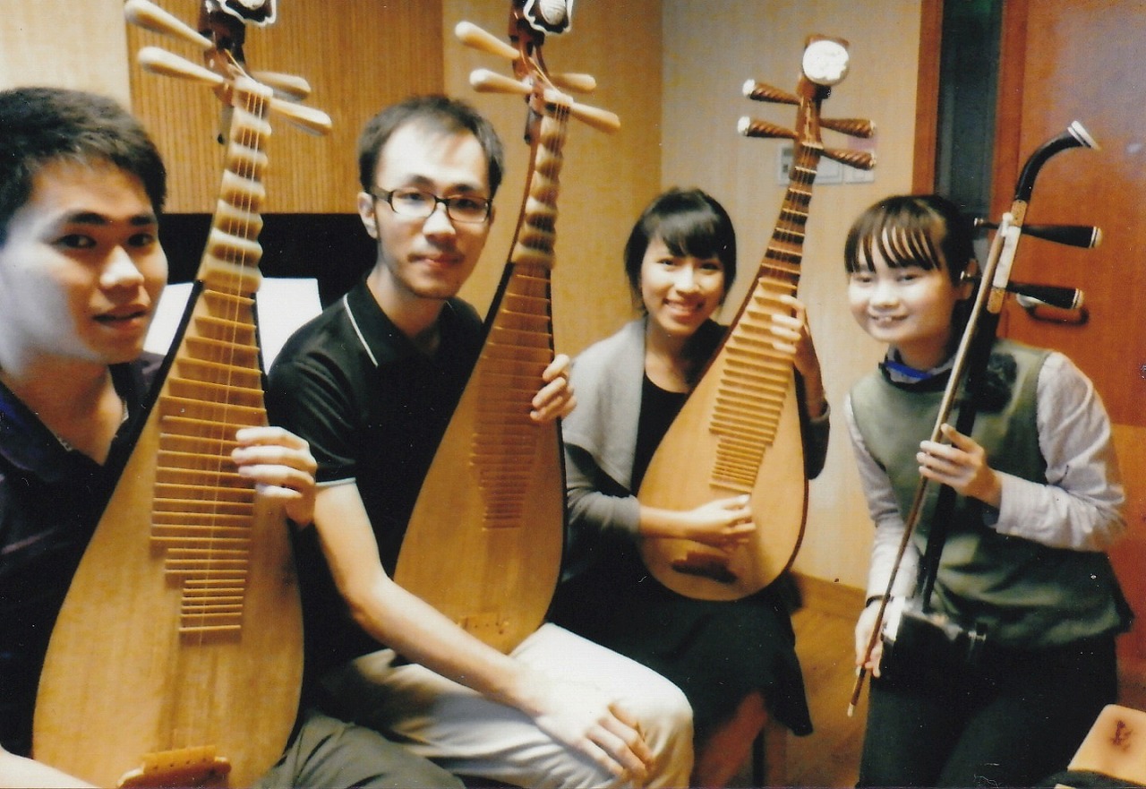 上海音楽学院には二胡以外の中国伝統楽器専攻の留学生も多く学びに来ています