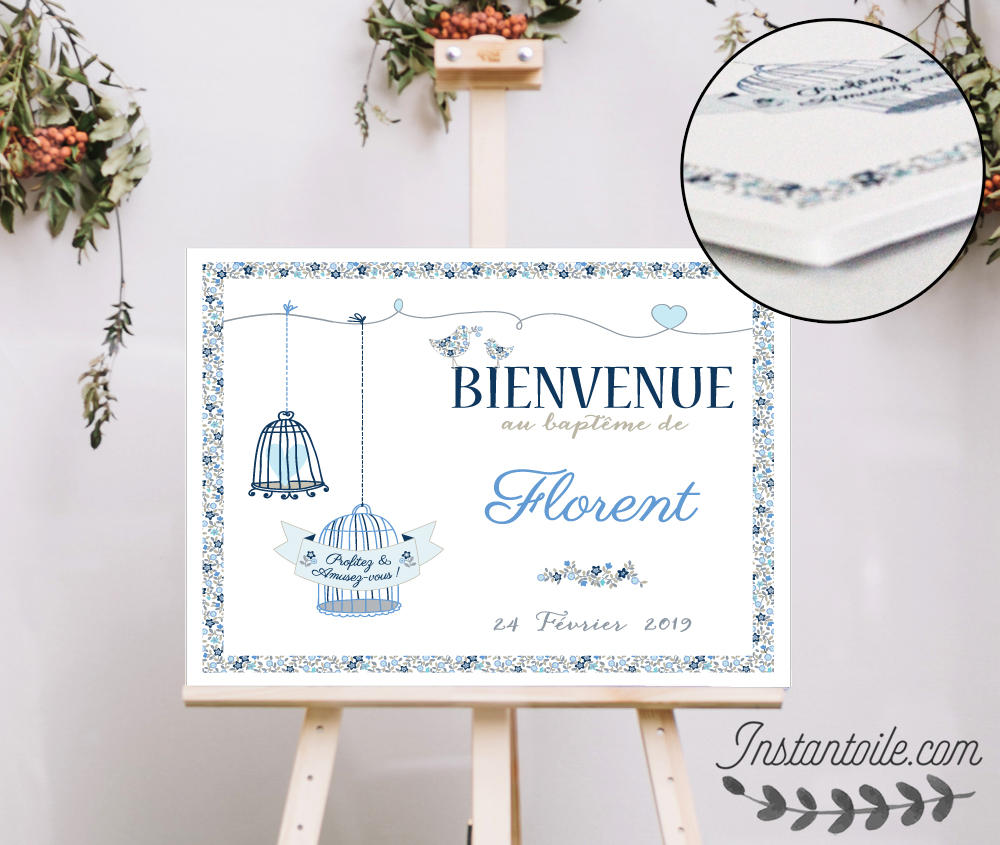 Panneaux De Bienvenue Et Affiches Instantoile