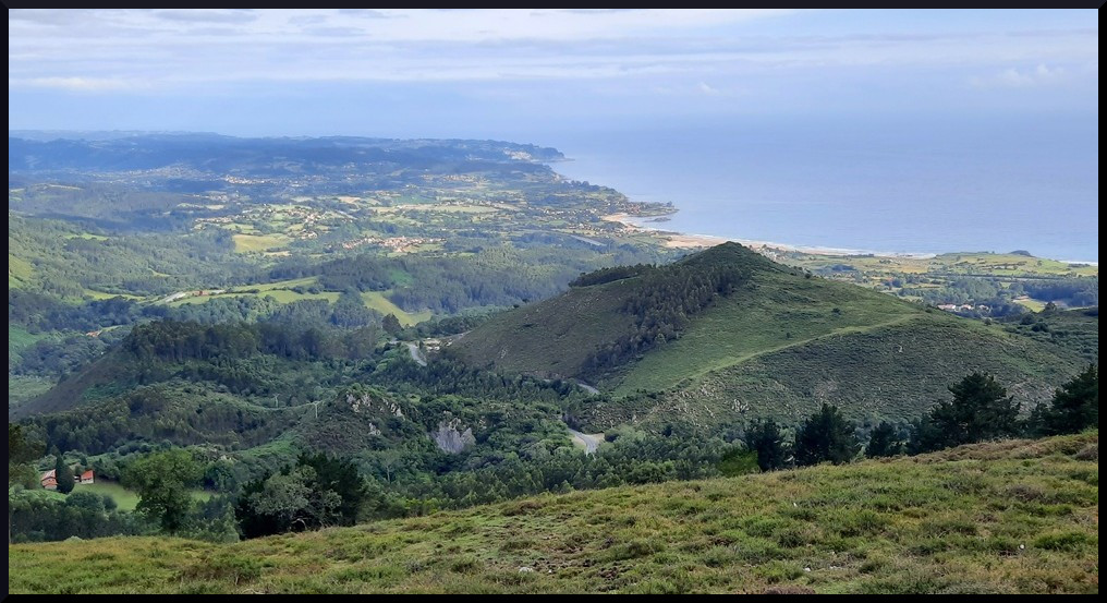 Vue depuis notre spot nuit sous le Mirador del Fitu