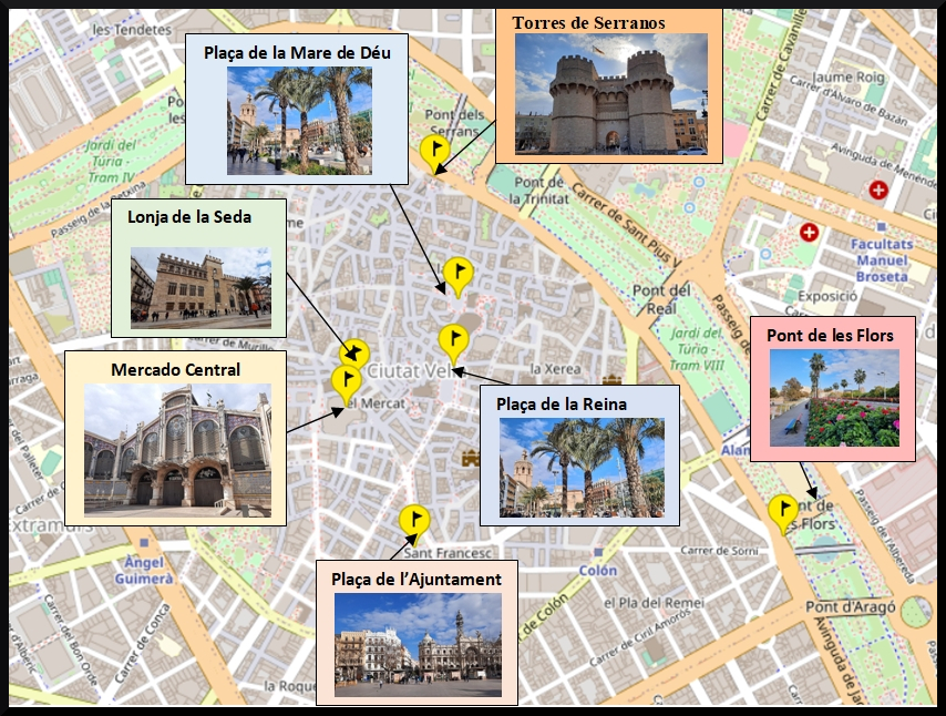 Les principaux points d'intérêt de Valencia