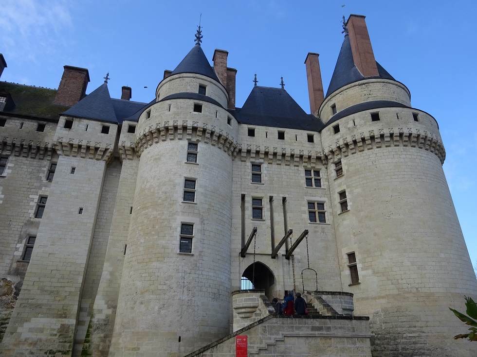 L'entrée du château de Langeais