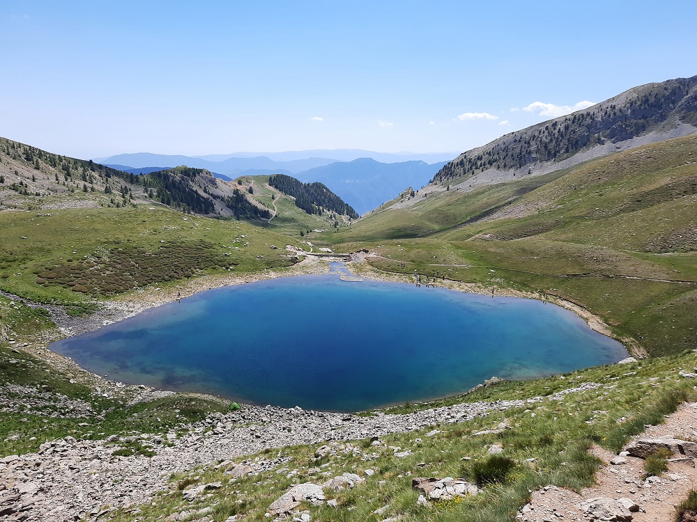Le lac Petit qui est le plus grand des lacs des Millefonts