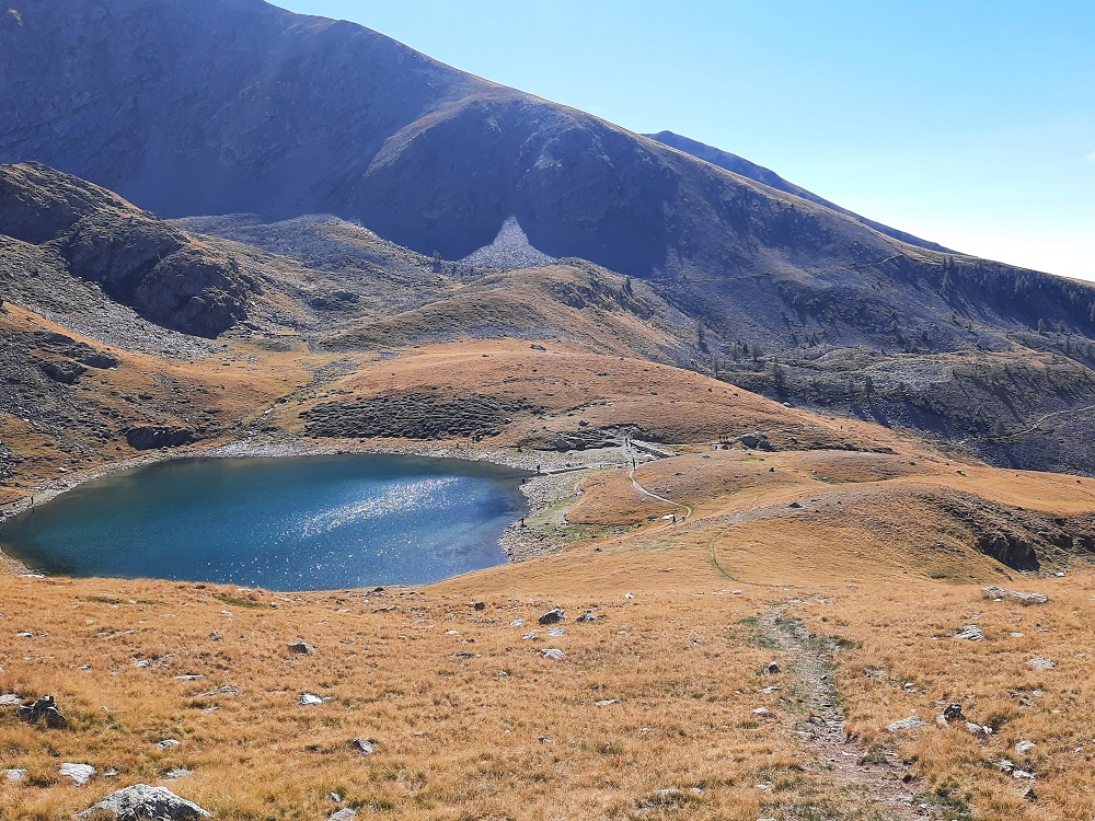 Le lac Petit en montant au col Ferrière