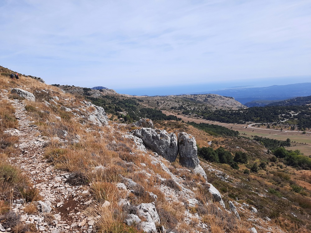 Vue mer depuis le sentier en balcon