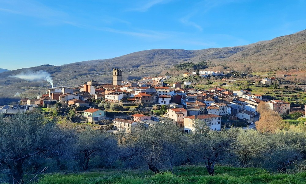 Vue sur Garganta la Olla depuis le Mirador de la Serrana