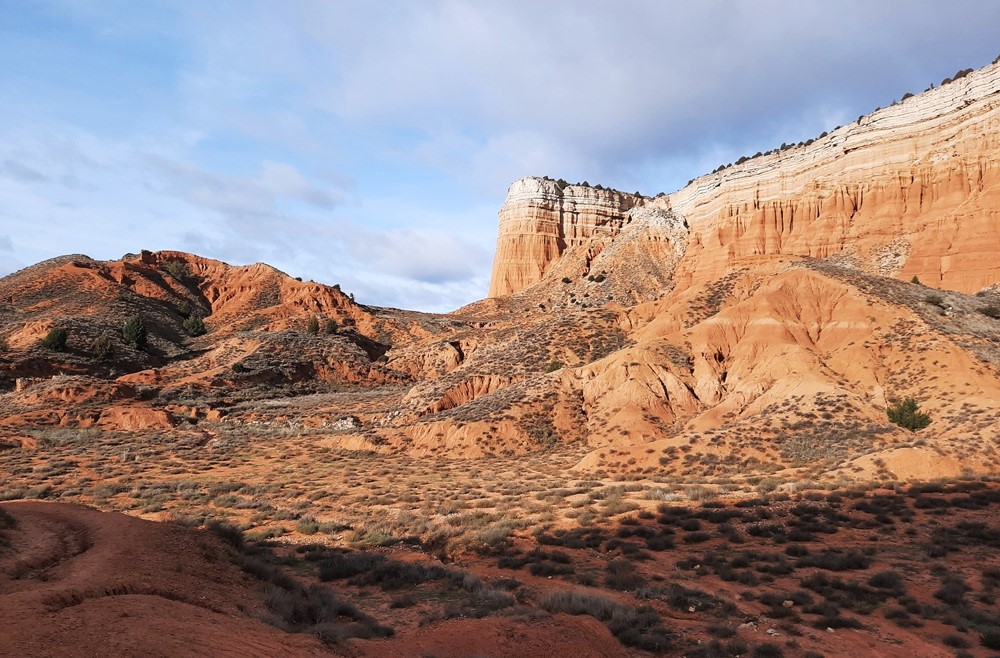 Entrée dans le canyon