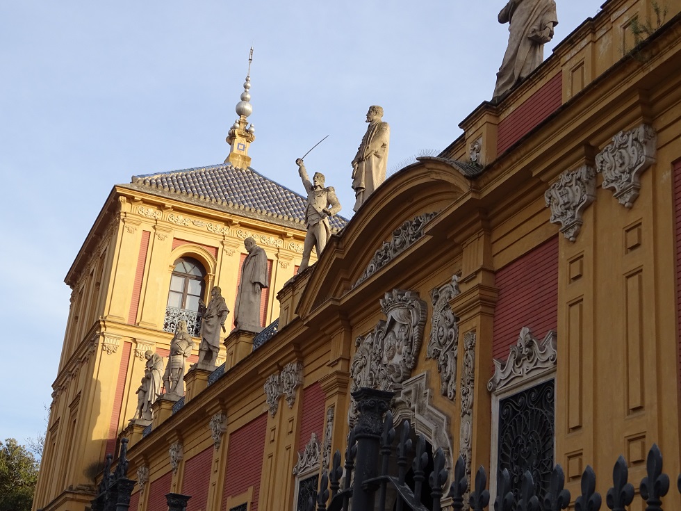 Le Palais de San Telmo construit au XVIIe siècle qui abrite aujourd'hui la présidence de l'Assemblée d'Andalousie. 