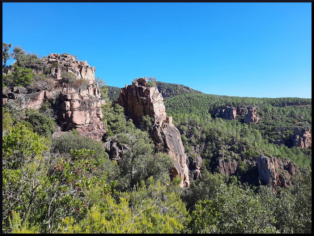 Vue depuis le belvédère de fin de randonnée 