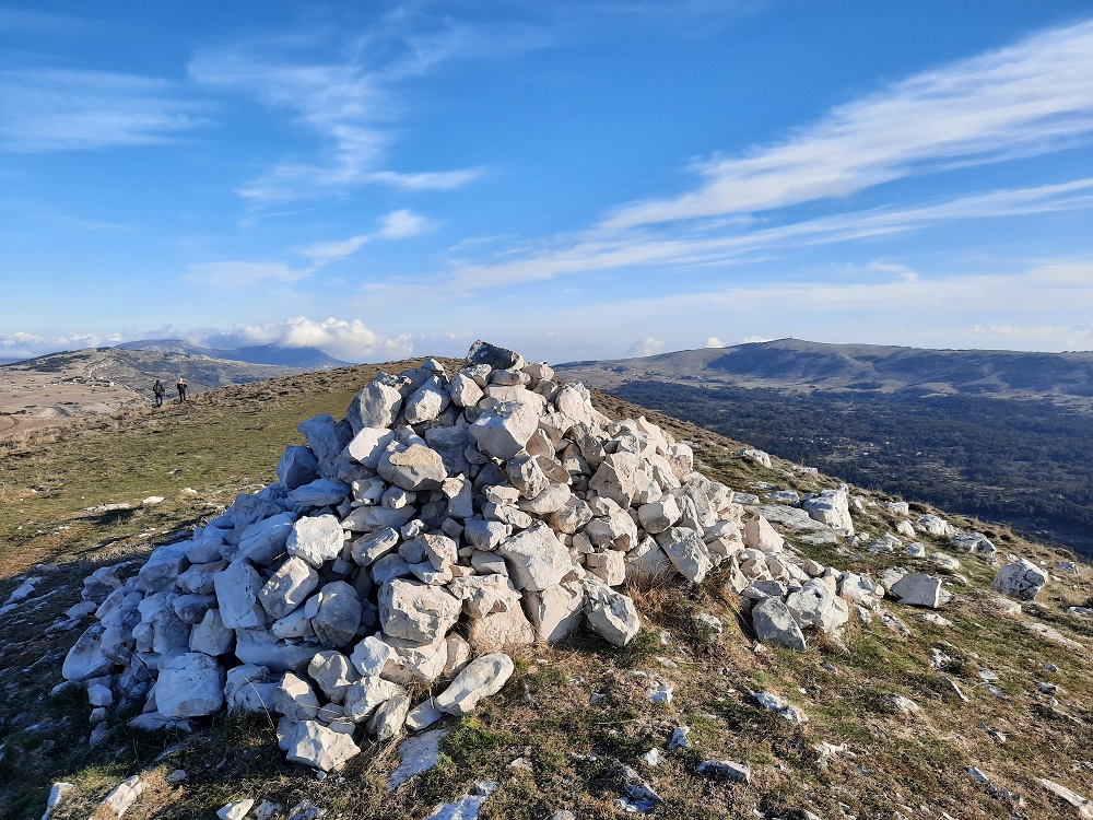 Le sommet de Calern qui offre de très belles vues