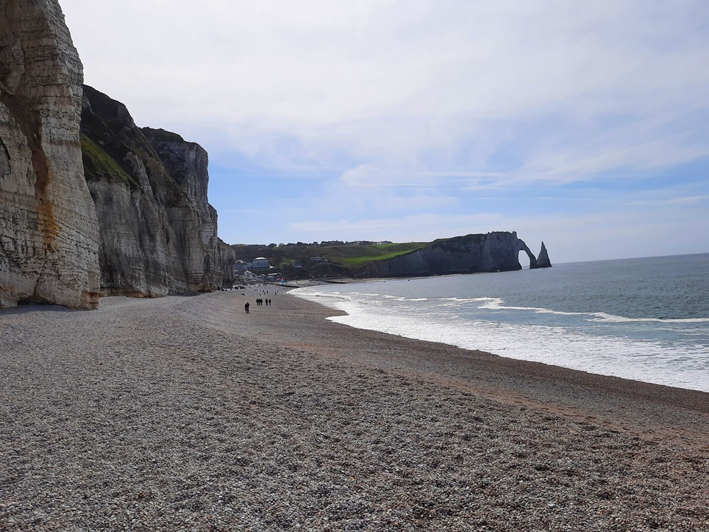 Retour vers Etretat par la plage