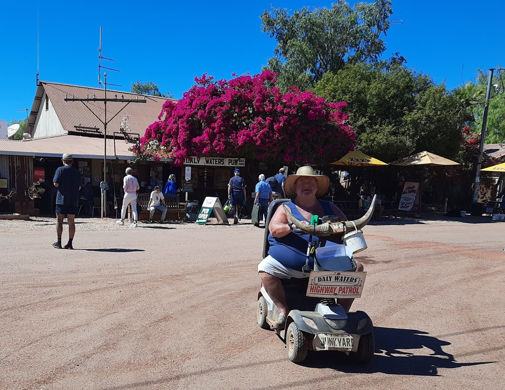 La patrouille motorisée de Daly Waters