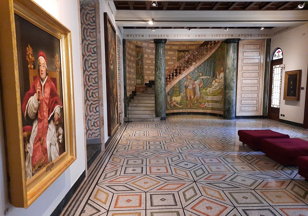 L'entrée de la Pinacoteca Ambrosiana