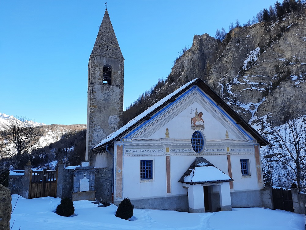 La belle église de Saint-Dalmas-le Selvage