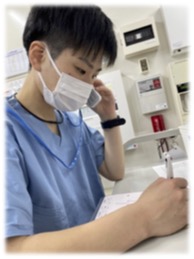 クリニックでの救急隊からの要請電話の対応