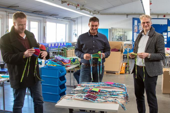 NEW Nordeifelwerkstätten Maskenproduktion Covid-19