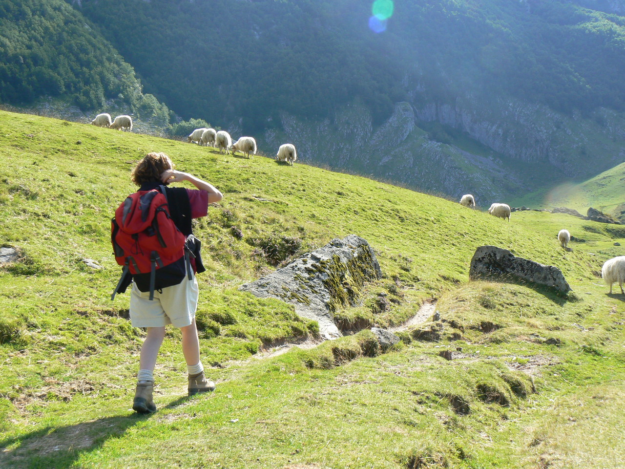 Le col de Saoubatou à l'entrée du Parc National des Pyrénées