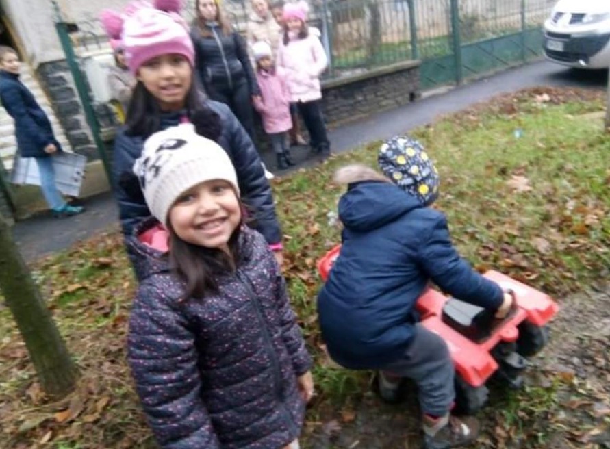 Ankunft Kinderheim