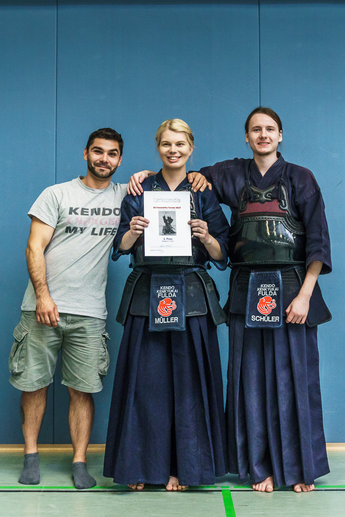 Yamashibu Turnier 2017  - Katrin Müller gewinnt den dritten Platz in der Kategorie 1. und 2. Dan, Glückwunsch!