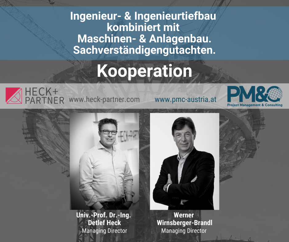 Kooperation: PM&C – HECK+PARTNER