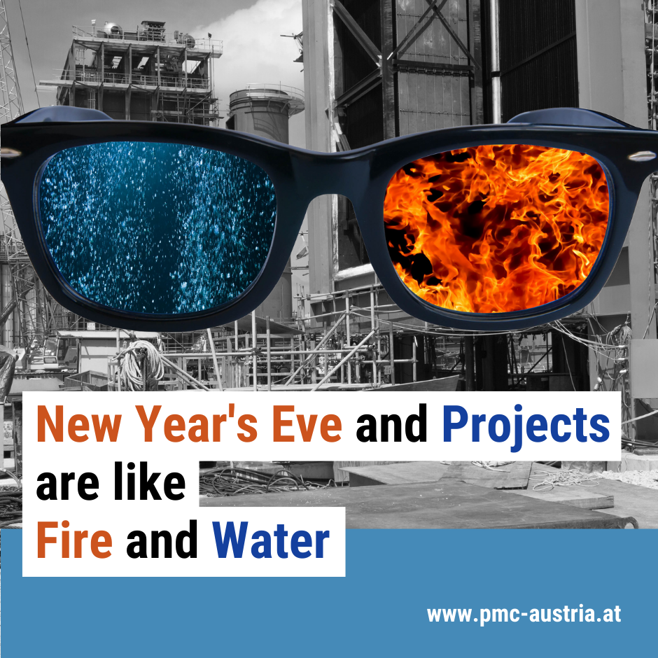 New Year's Eve and projects are like fire and water