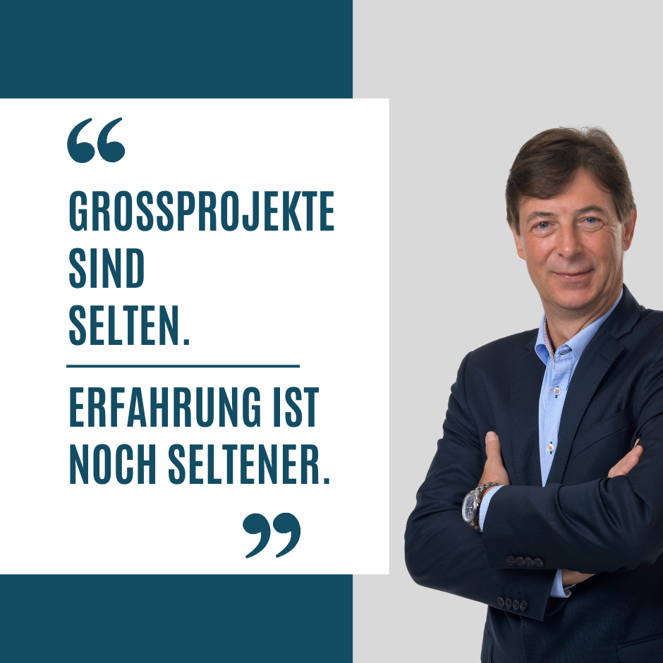 Großprojekte scheitern nicht an der Technik – sie scheitern an der Führung.