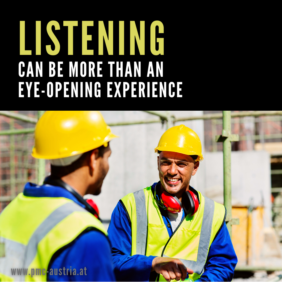 Listening to construction workers can be more than an eye-opening experience