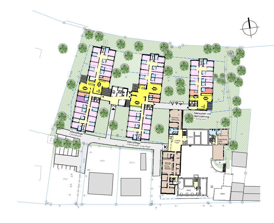 Erweiterung Heim für Senioren und Menschen mit Behinderung