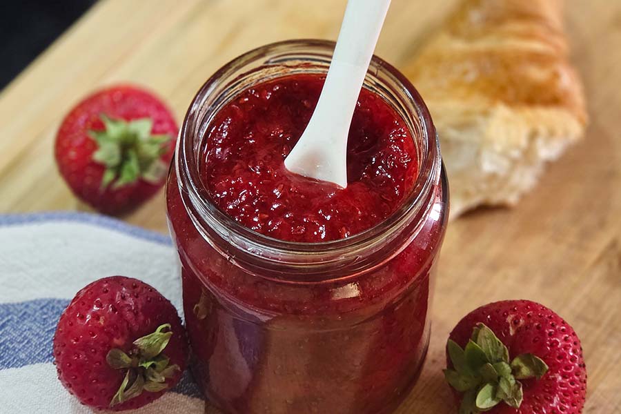 Erdbeermarmelade ohne Zucker