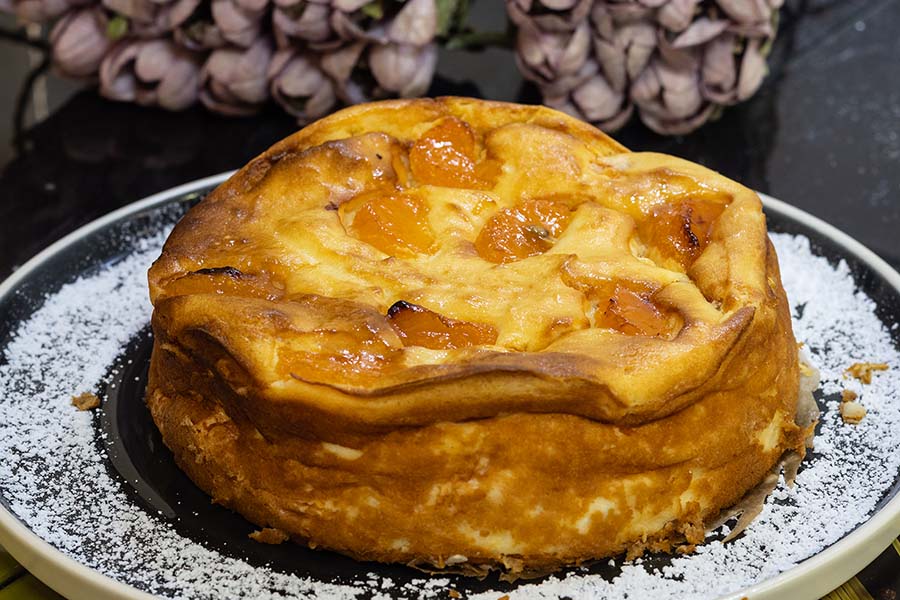Cremiger Käsekuchen ohne Boden