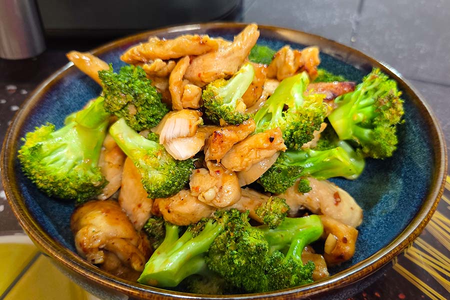 Hähnchen &Brokkoli aus dem Airfryer